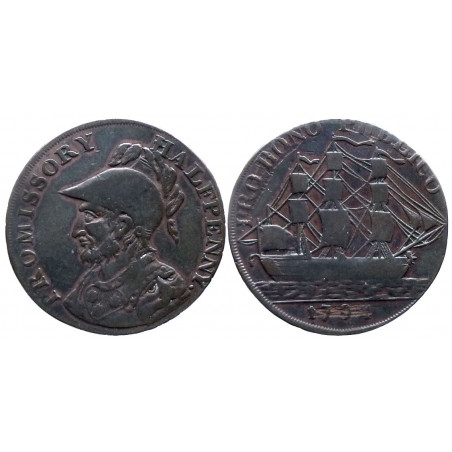 Hampshire - Gosport - Half Penny  1795