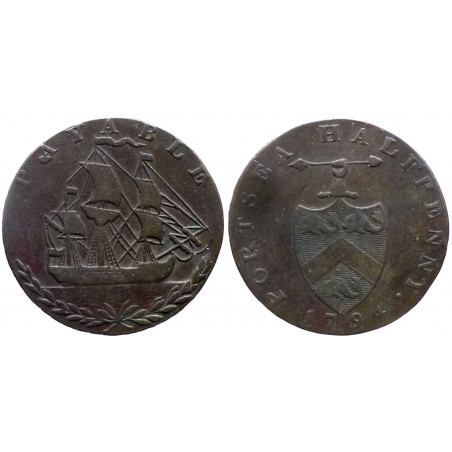 Hampshire - Portsea - Half Penny  1794