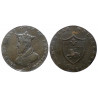 Lancashire - Lancaster - Half penny 1791