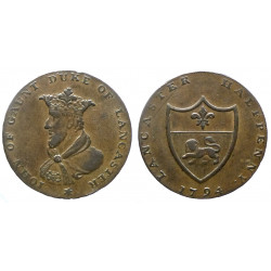 Lancashire - Lancaster - Half penny 1794