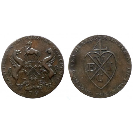 Lancashire - Manchester - Half penny 1793