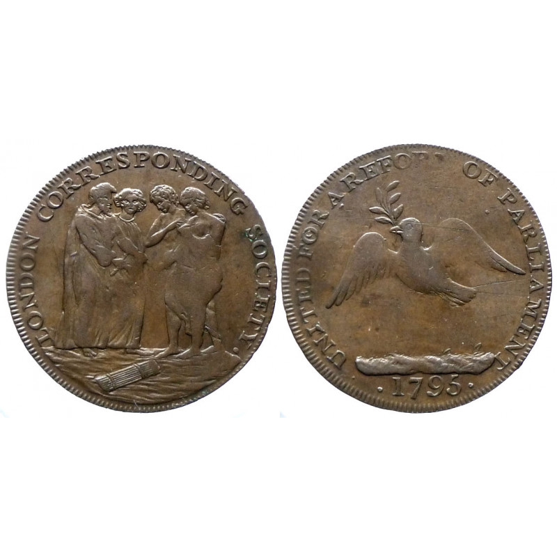 Middlesex - Corresponding Society - Half penny 1795