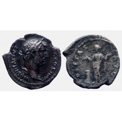 Hadrianus - Denier - Pietas