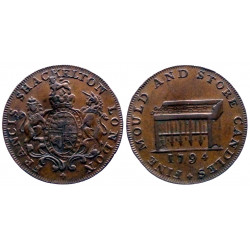 Middlesex - Shackelton's - Half penny 1794