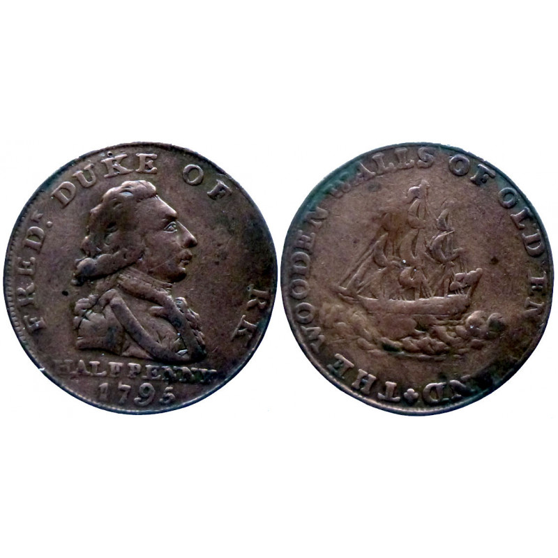 Middlesex - National Series - Half penny 1795