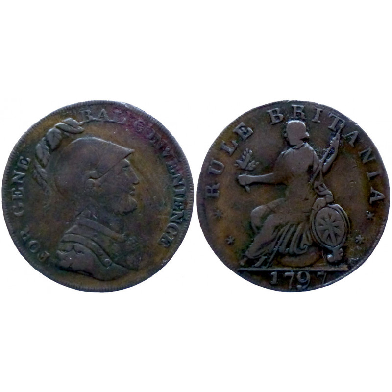 Middlesex - Political and Social Series - Half penny 1797