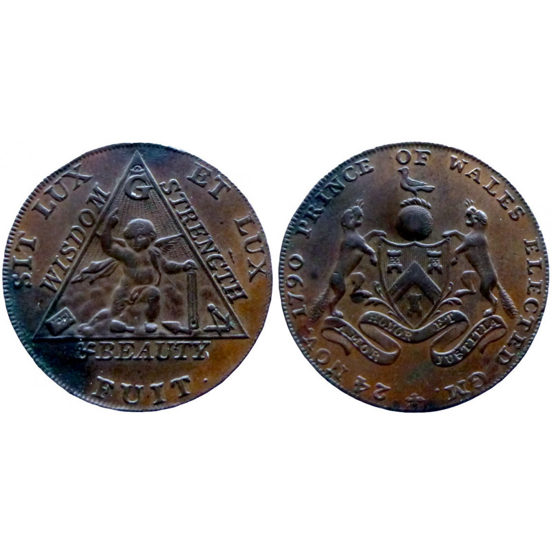 Middlesex - Masonic - Half penny 1794