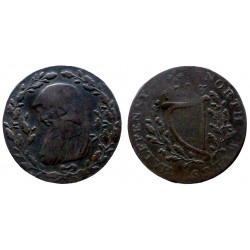 North Wales -  Half  Penny 1793