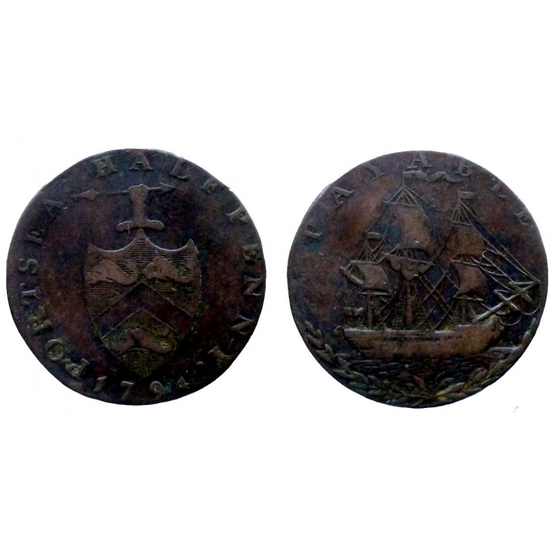 Hampshire - Portsea - Half penny 1794