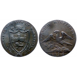 Norfolk - Norwich - Half penny 1793