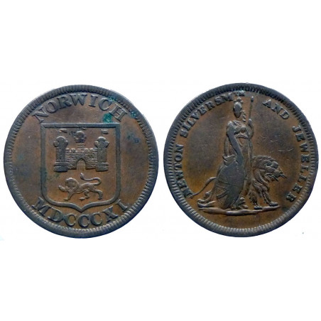 Norfolk - Norwich - Half penny 1811