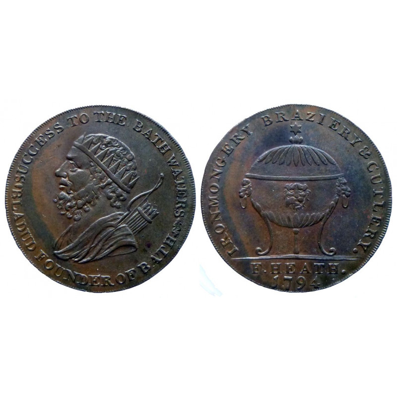 Somersetshire - Bath - half penny 1794