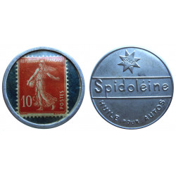 Emergency Stamp coin - SPIDOLEINE 10 centimes
