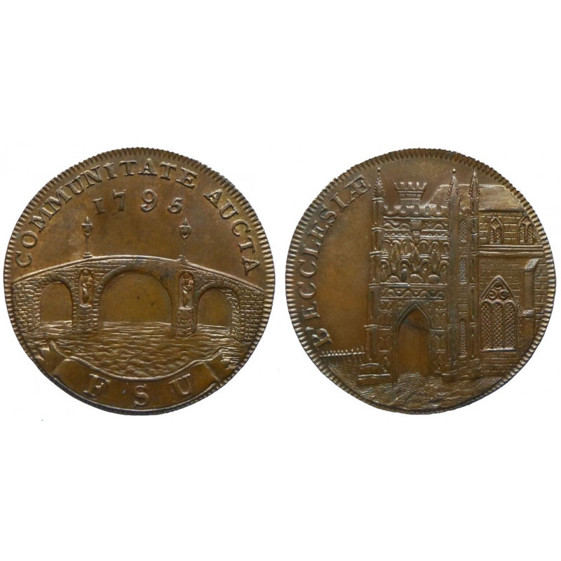 Suffolk - Beccles - Half Penny token 1795