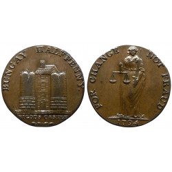 Suffolk - Bungay - Half Penny token 1794
