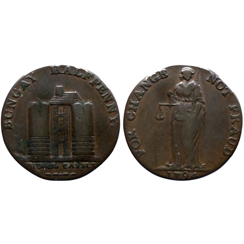 Suffolk - Bungay - Half Penny token 1794