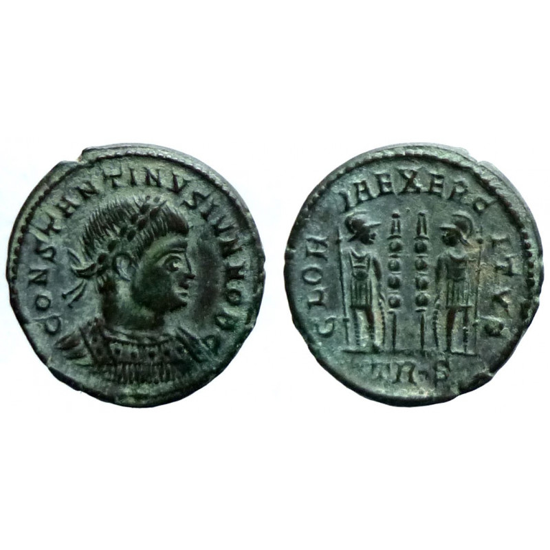 Constantinus II Caes - GLORIA EXERCITVS - Ric. 539