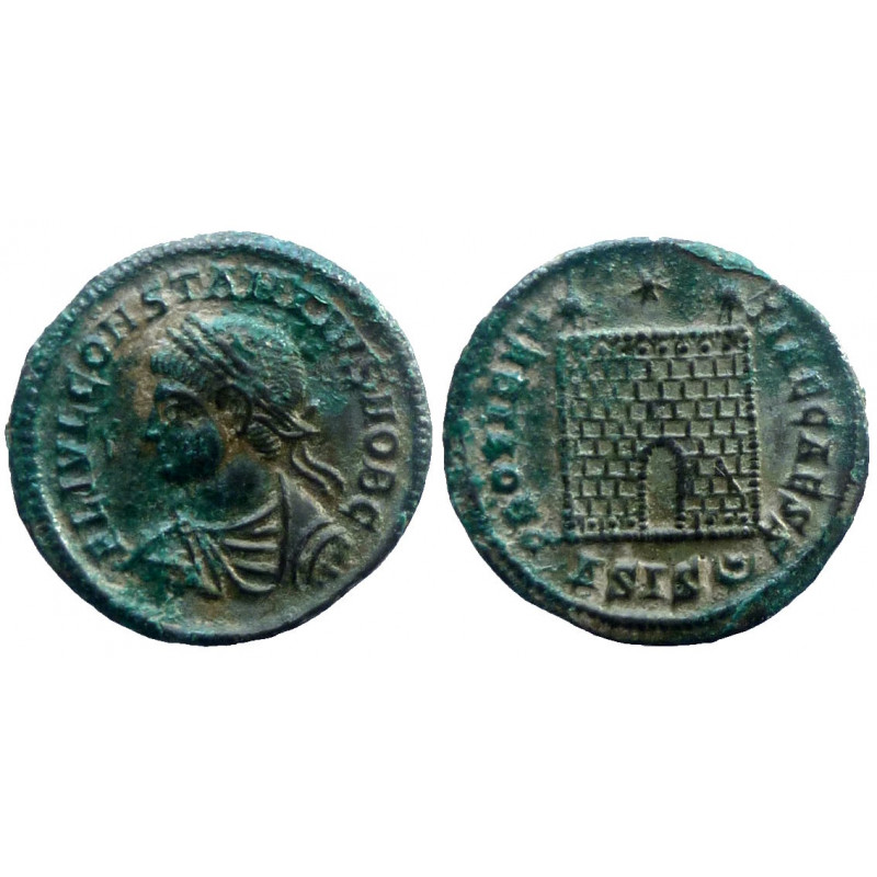 Constantius II Caes - AE nummus - Siscia - RIC.217