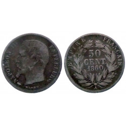 Napoleon III - 50 Centimes 1860 A