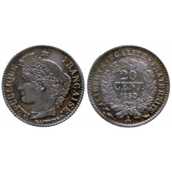 II° République - 20 centimes 1850 Paris