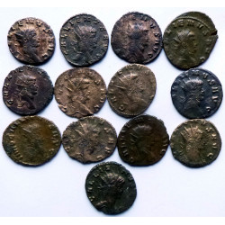 Gallienus - Lot of 13 antoninianii