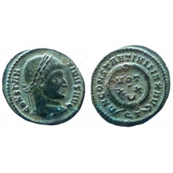 Constantinus  - Ae Nummus - Ticinum - RIC. 167