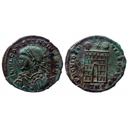 Constantius II Caes - AE Nummus - PROVIDENTIAE - Trier - RIC.506