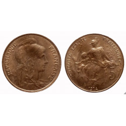 Dupuis 5 centimes 1914 - SPL