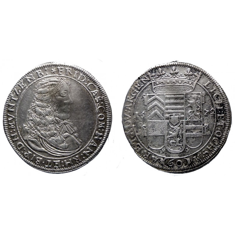 HANAU - LICHTENBERG * Frédéric Casimir * Florin 1672