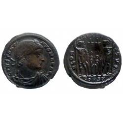 Constantinus I - AE nummus - GLORIA EXERCITVS - Constantinople