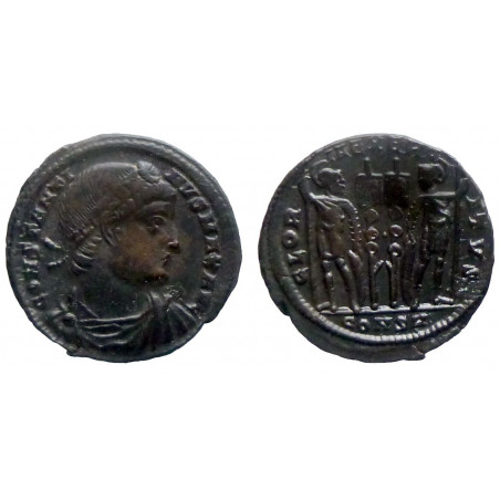 copy of Constantinus II Caesar - AE nummus - GLORIA EXERCITVS - Cyzicus