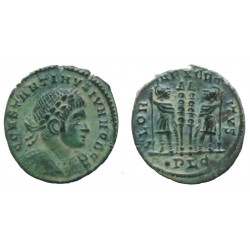 Constantinus II Caes - GLORIA EXERCITVS - Lyon - Ric. 244 R2