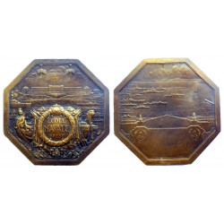 Brest - Medaille Pose 1ère pierre de l'Ecole Navale (1929)