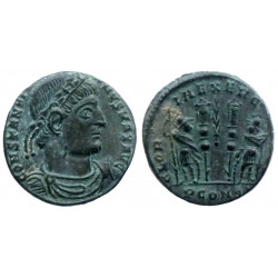 Constantinus - AE nummus - Arles - RIC.358 S
