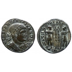 Constantinus II Caes - GLORIA EXERCITVS - Lyon - Ric. 244 r2