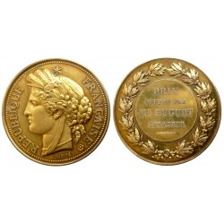 Medaille Prix offert par le Sénateur Huguet