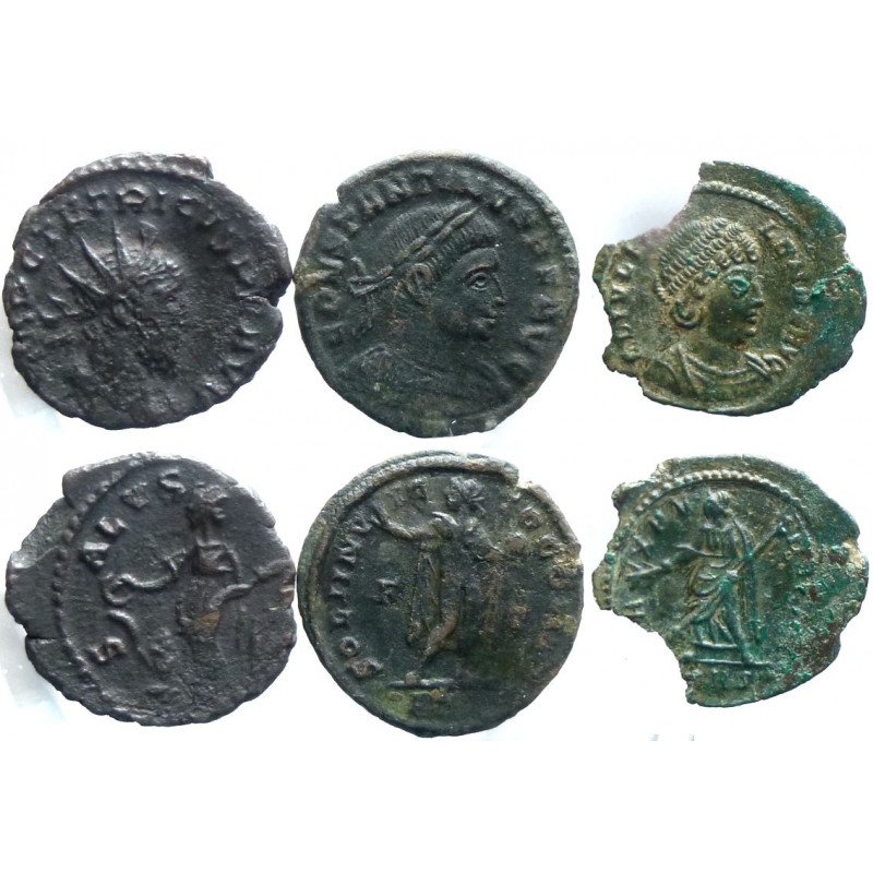 Lot:  Tetricus, Constantin et Helena