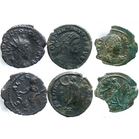 Lot:  Tetricus, Constantin et Helena