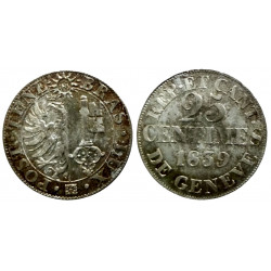 Suisse - GENEVE - 25 centimes 1839