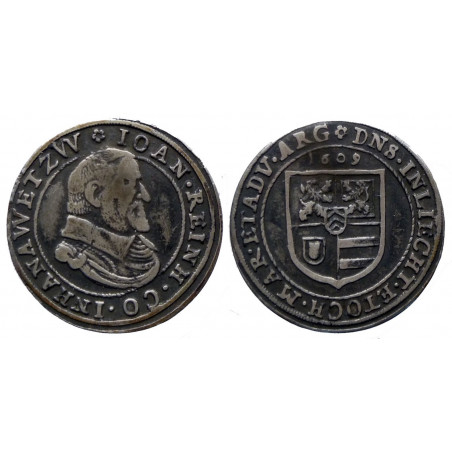 HANAU-LICHTENBERG - Jean René Ier - Teston 1609