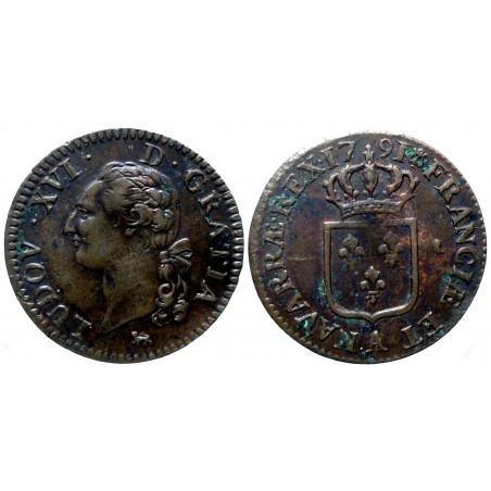 Louis XVI - Sol 1791 A - 2° semestre