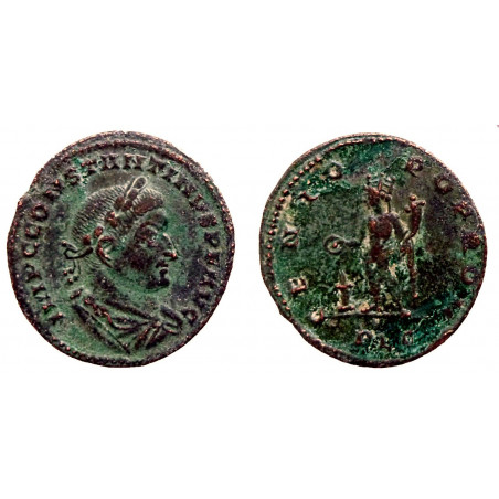 Constantinus I - AE Follis - GENIO POP ROM - Lyon