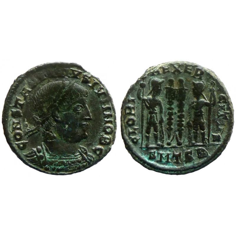 Constantinus II Caes - GLORIA EXERCITVS - Thessalonique - Ric. 184