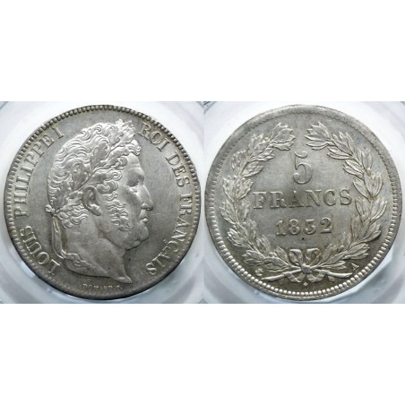 Louis-Philippe - 5 francs 1832 A - 2° type