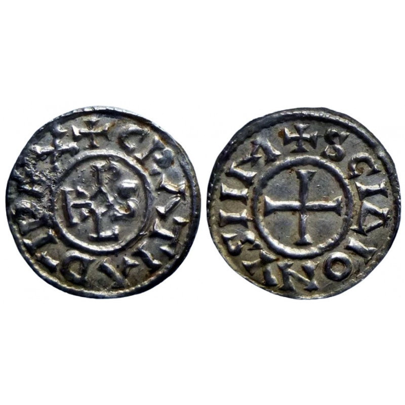 Carl the Bald - Denar - Saint Denis