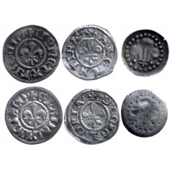Alsace - Strasbourg - Lot de 3 monnaies