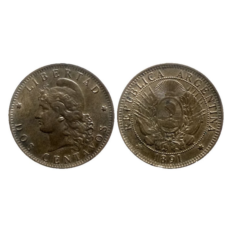 Argentina - 2 centavos 1891