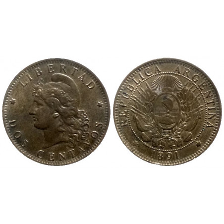 Argentina - 2 centavos 1891