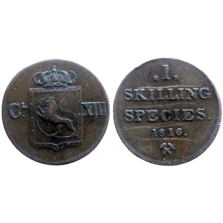 Norway - 1 skilling Species 1816