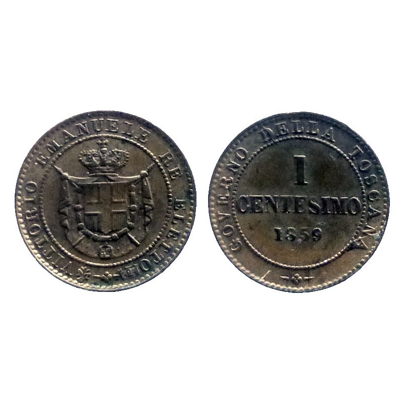 Italie - Toscane - 1 centesimo 1859 Italie - Toscane - 1 centesimo 1859